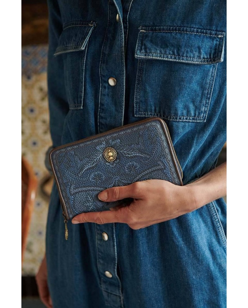 Wallet Tokyo festival blue PIP STUDIO