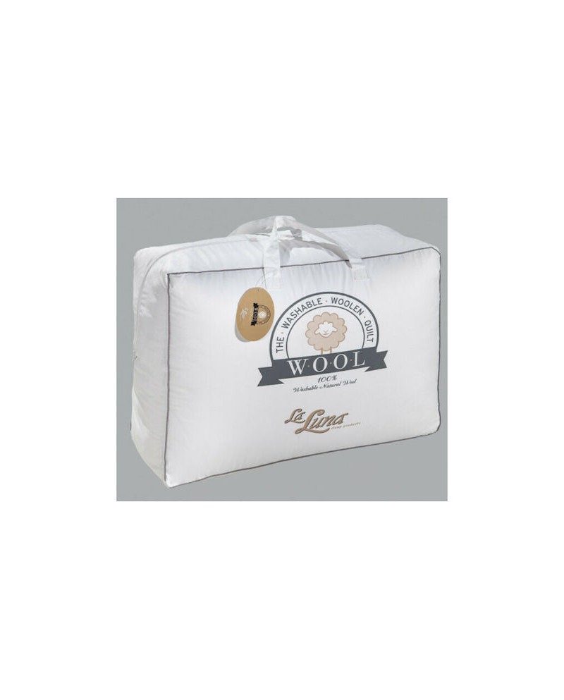 Πάπλωμα Μάλλινο Υπέρδιπλο Wool Natural Duvet LALUNA