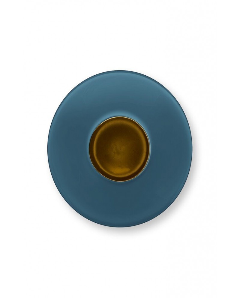 Vase metal large blue PIP STUDIO