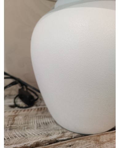 Lamp Meli & Shand Ceramic Linen White Jolipa