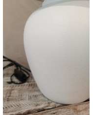 Lamp Meli & Shand Ceramic Linen White Jolipa