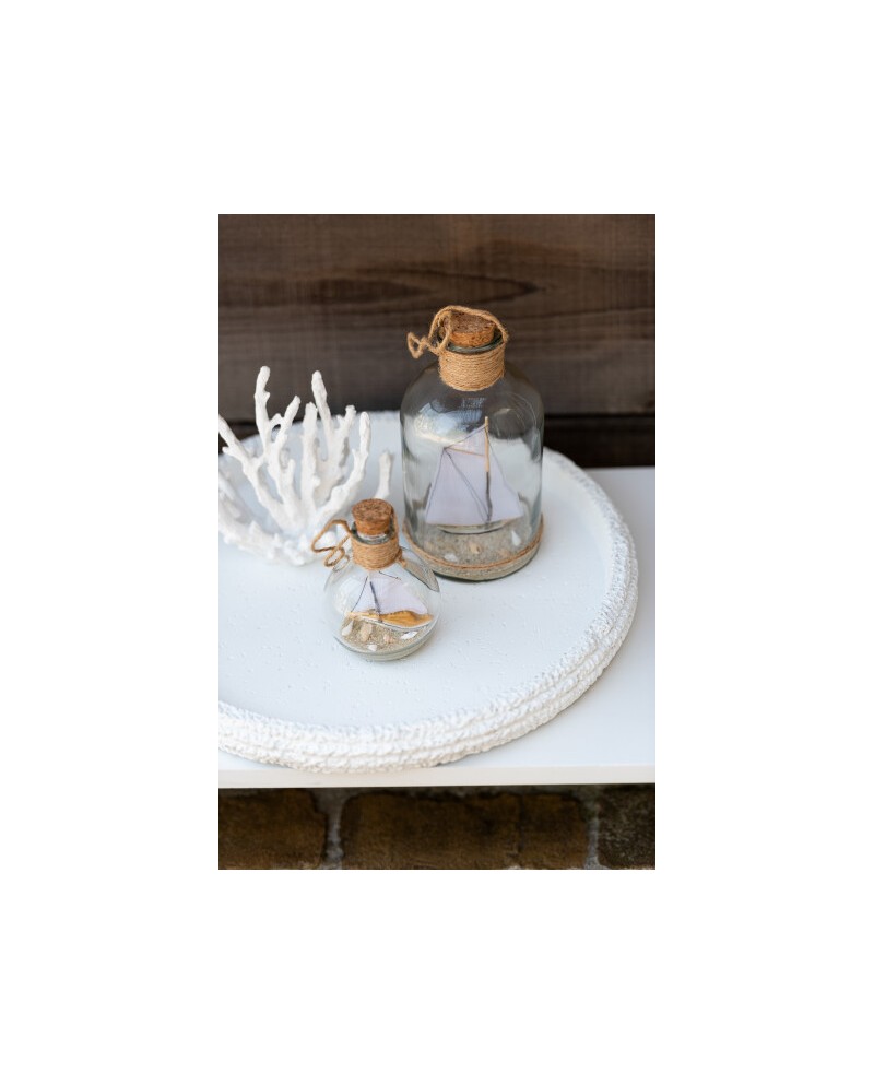 Decorative Trays Creta Cement White Set Of 2 Jolipa