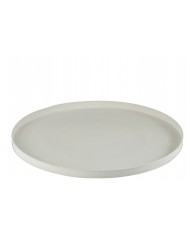 Tray Round Classic Iron White L Jolipa