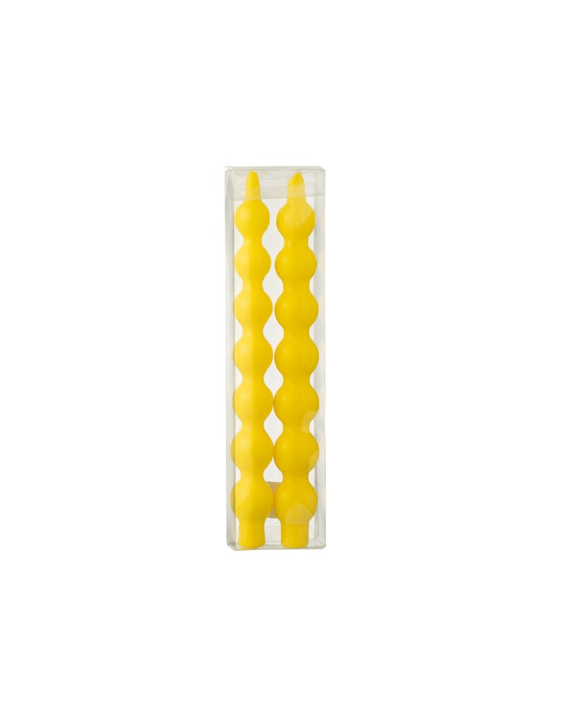 Box Of 2 Candle Gourd Fluo Yellow-5 Hours Jolipa