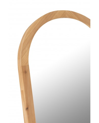 Mirror With Feet Mirror/Fir Wood Natural Jolipa