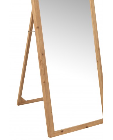 Mirror With Feet Mirror/Fir Wood Natural Jolipa