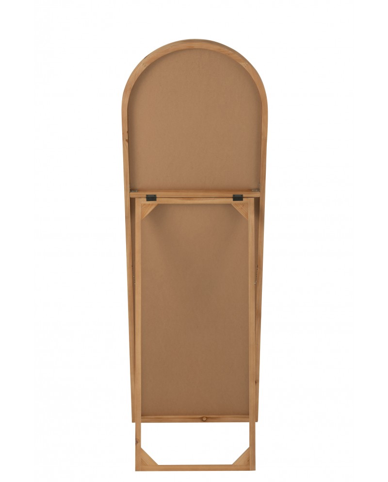 Mirror With Feet Mirror/Fir Wood Natural Jolipa