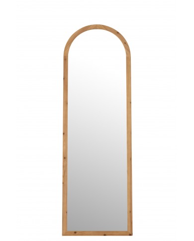 Mirror With Feet Mirror/Fir Wood Natural Jolipa