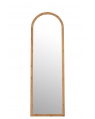 Mirror With Feet Mirror/Fir Wood Natural Jolipa