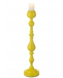Candle Holder Monarchy Metal Yellow Large Jolipa