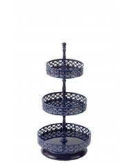 Cake Tray Nag Iron Blue Jolipa