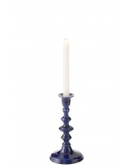 Candle Holder Nag Aluminium Blue Jolipa