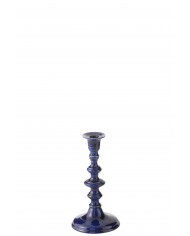 Candle Holder Nag Aluminium Blue Jolipa