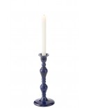 Candle Holder Pag Aluminium Blue Jolipa