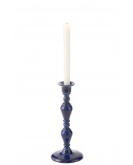 Candle Holder Pag Aluminium Blue Jolipa