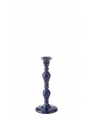 Candle Holder Pag Aluminium Blue Jolipa