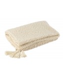 Plaid Tassels Cotton Cream Jolipa