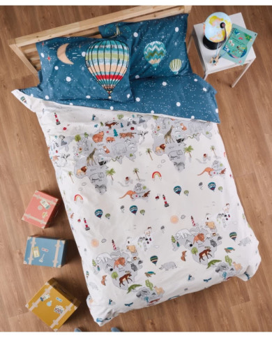 TITUS Παπλωματοθήκη μονή σετ 2 τμχ KENTIA