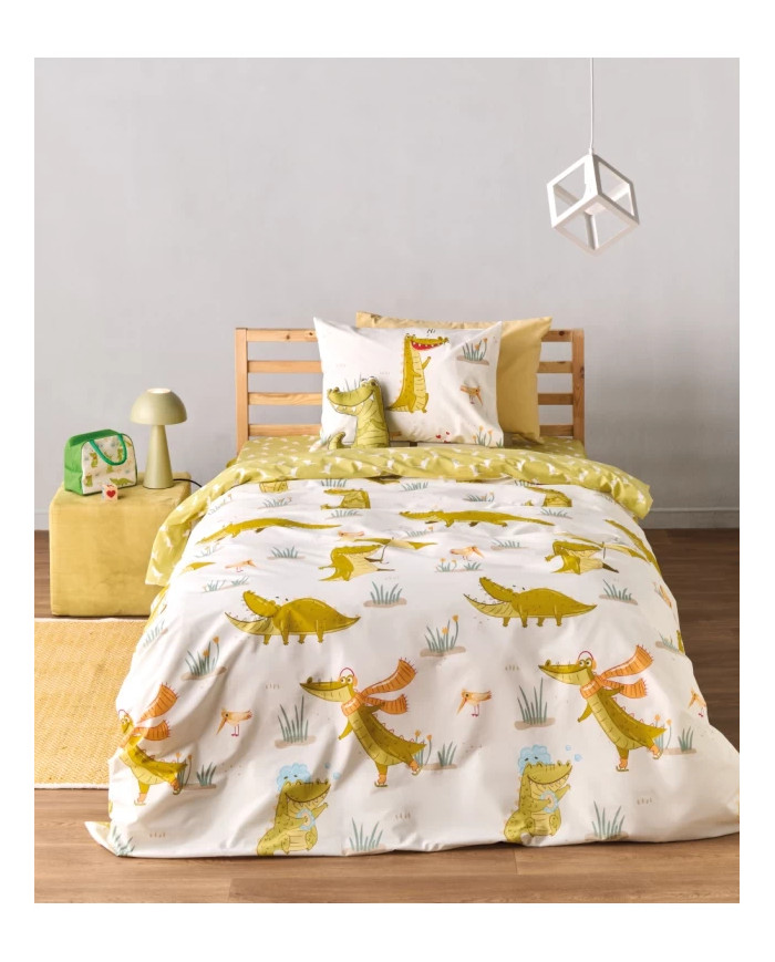 COCORDILO Παπλωματοθήκη Μονή σετ 2 τμχ ΚΕΝΤΙΑ