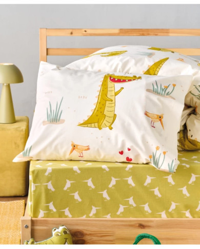 COCORDILO Παπλωματοθήκη Μονή σετ 2 τμχ ΚΕΝΤΙΑ