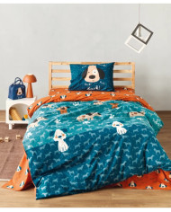 PONGO Παπλωματοθήκη Μονή σετ 2 τμχ ΚΕΝΤΙΑ