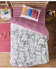 ZUZU Παπλωματοθήκη Μονή σετ 2 τμχ ΚΕΝΤΙΑ