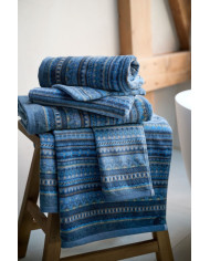 Πετσέτα προσώπου Geometric Print Dark Blue PIP STUDIO