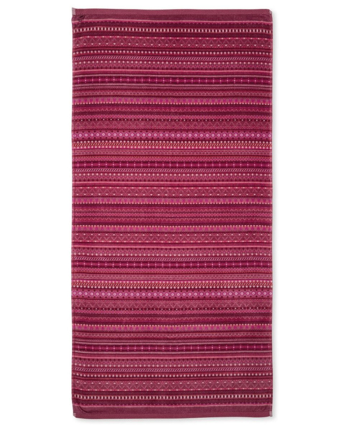 Πετσέτα σώματος Geometric Print Dark Pink PIP STUDIO