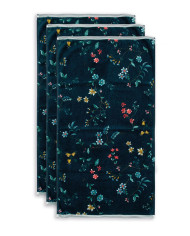 Πετσέτα χειρός Les Fleurs Dark Blue PIP STUDIO