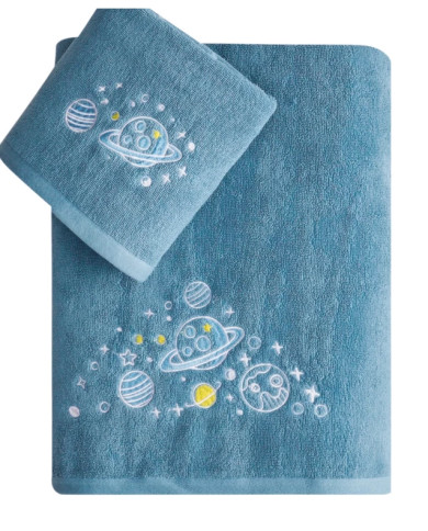 MERCURY Πετσέτες προσώπου - σώματος σετ 2 τμχ ΚΕΝΤΙΑ