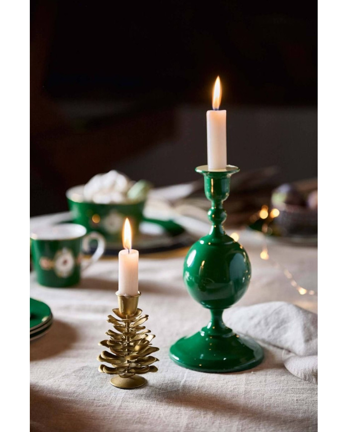 Candle Holder Metal Sphere Small Green 24cm PIP STUDIO