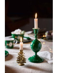 Candle Holder Metal Sphere Small Green 24cm PIP STUDIO