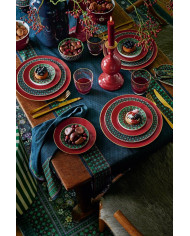 Candle Holder Metal Sphere Dark Red 24cm PIP STUDIO