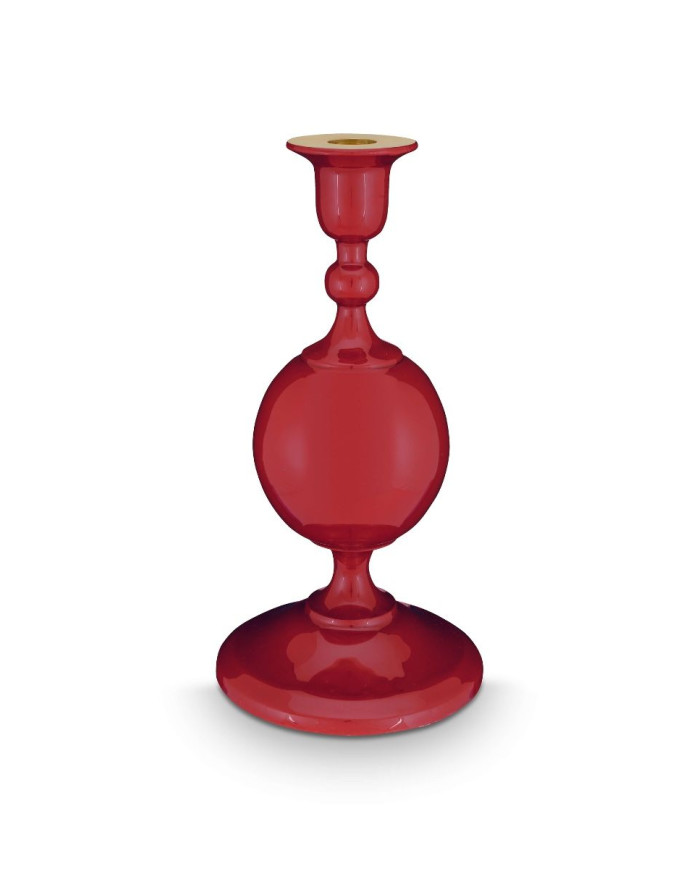 Candle Holder Metal Sphere Dark Red 24cm PIP STUDIO