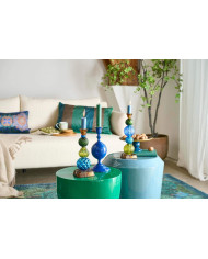 Candle Holder Metal Sphere Navy 24cm PIP STUDIO