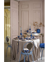 Candle Holder Metal Sphere Navy 24cm PIP STUDIO