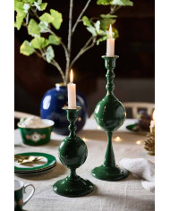 Candle Holder Metal Sphere Medium Green 37cm PIP STUDIO