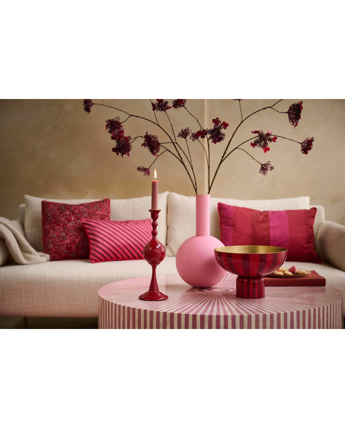 Candle Holder Metal Sphere Dark Red 37cm PIP STUDIO