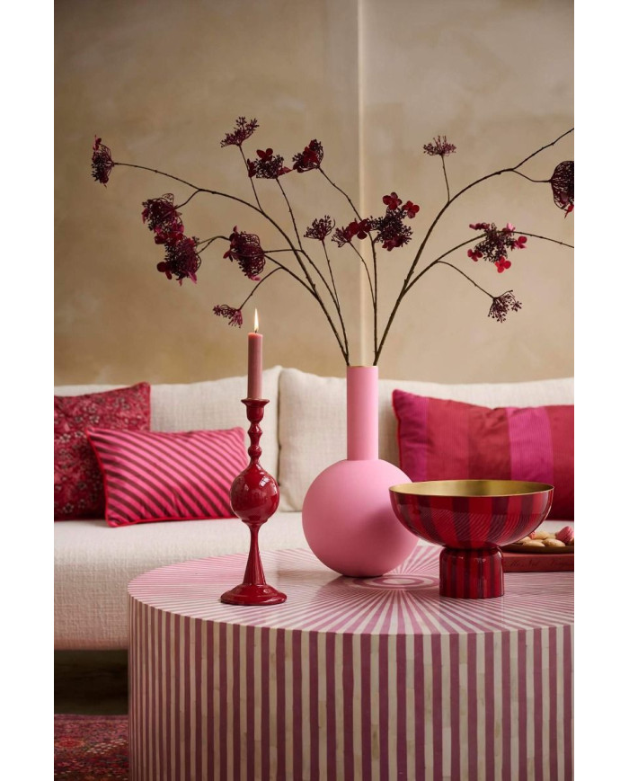 Candle Holder Metal Sphere Dark Red 37cm PIP STUDIO