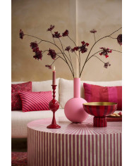 Candle Holder Metal Sphere Dark Red 37cm PIP STUDIO