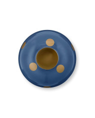 Vase Metal Dots Navy/Gold 23cm PIP STUDIO