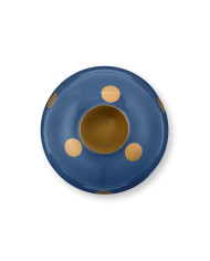 Vase Metal Dots Navy/Gold 32cm PIP STUDIO