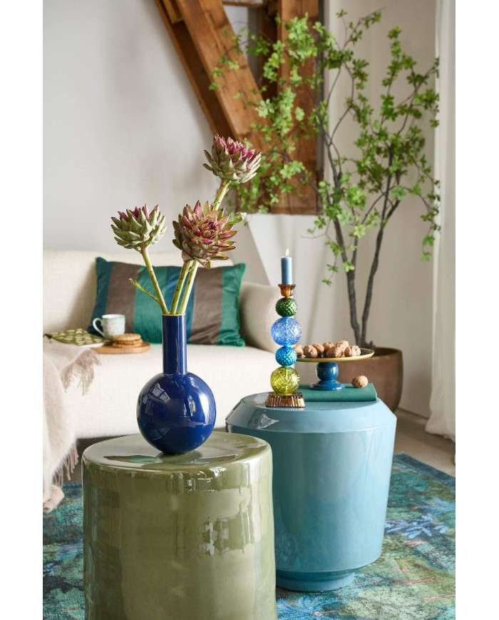 Vase Metal Dark Blue 26cm PIP STUDIO