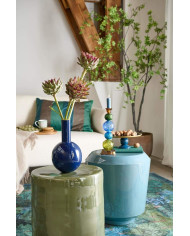 Vase Metal Dark Blue 26cm PIP STUDIO