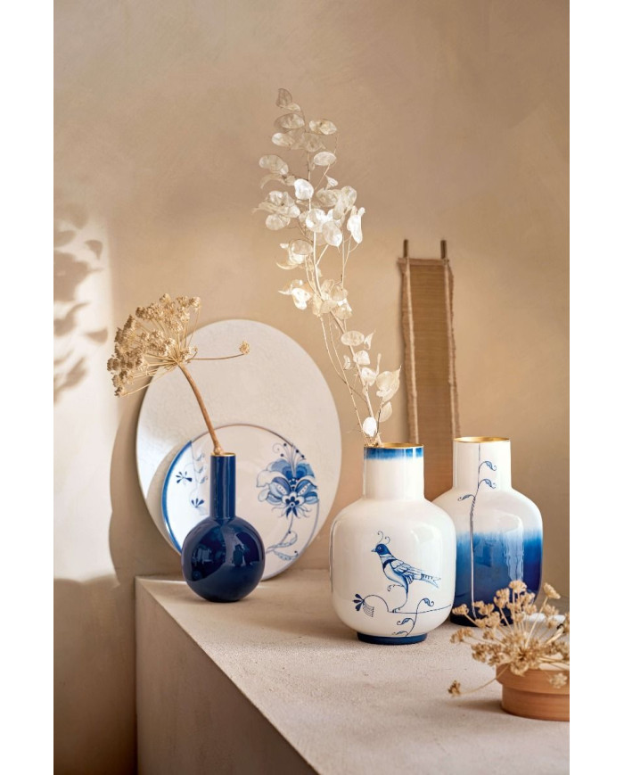 Vase Metal Dark Blue 26cm PIP STUDIO