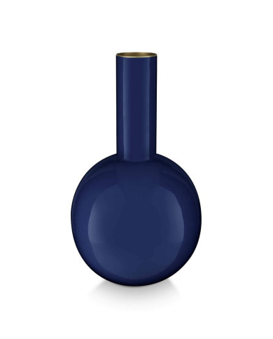 Vase Metal Dark Blue 26cm PIP STUDIO