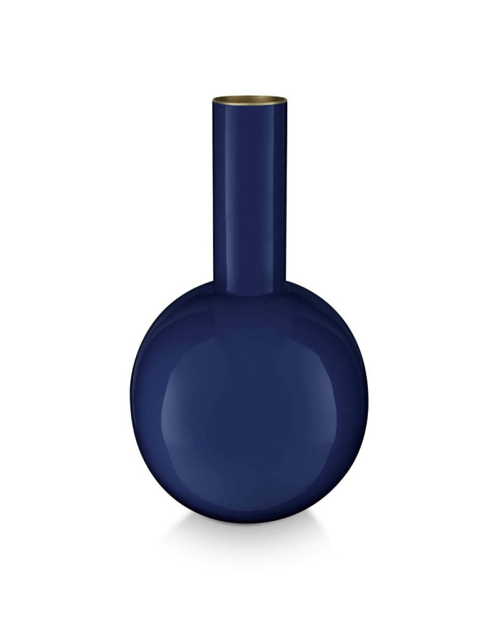 Vase Metal Dark Blue 26cm PIP STUDIO