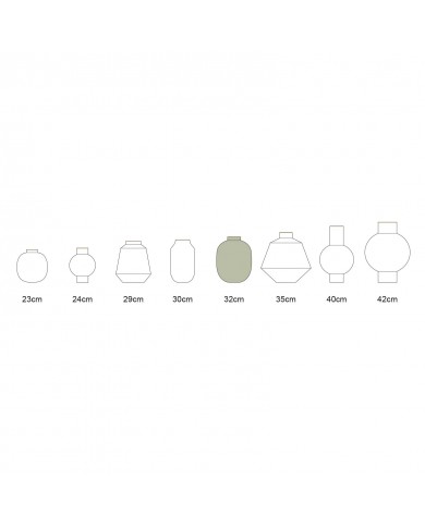 Vase Metal Matt Lilac PIP STUDIO