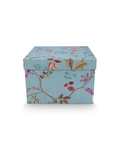 Box Square Blooming Tales Blue-Khaki set 2 Pip Studio