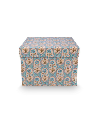 Box Square Blooming Tales Blue-Khaki set 2 Pip Studio
